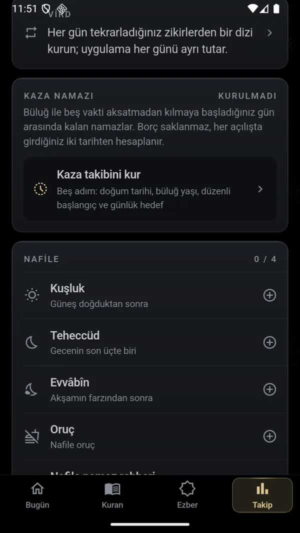 Kaza takibi kurmak — 1. adım