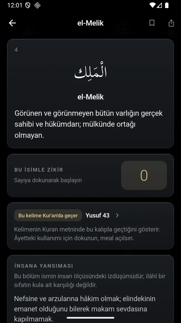 Esmâ ya da hadis paylaşmak — 3. adım