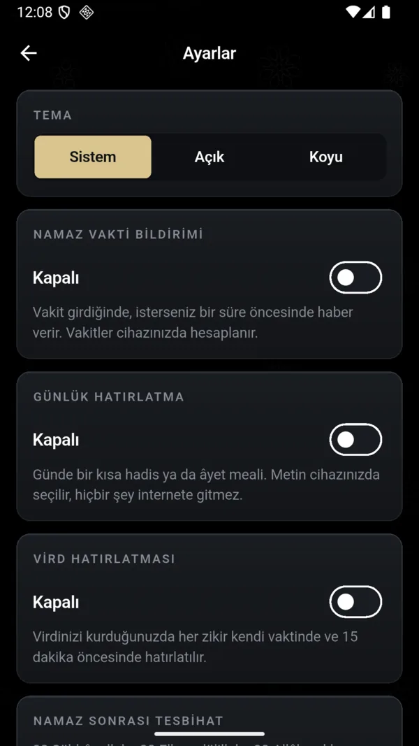 Yedek almak — 1. adım